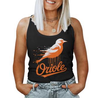 Oriole Retro Vintage For Boy Girl Bird Women Tank Top | Seseable CA