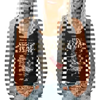 This Is An Outrage Princess Cat Donut Gold Mens Women Tank Top | Seseable CA