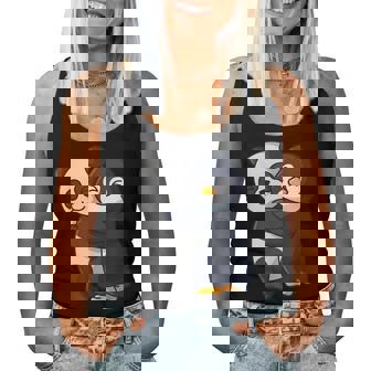 Panda Con Pinguino Abbraccio Amoreimpatici Animali Carini Canotta da donna - Novitaregali