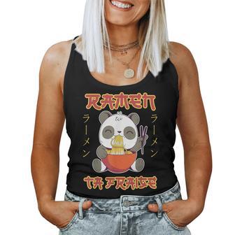 Panda Kawaii Anime Humour Manga Ramen Ta Fraise Débardeur pour femme - Cadeauxyz