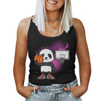 Panda Oso De Baloncesto Jugador De Baloncesto Pelota De Baloncesto Camiseta sin mangas para mujer - Regaloses