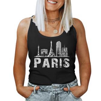 Paris France Fête Nationale -Ouvenirs De Paris Débardeur pour femme - Cadeauxyz