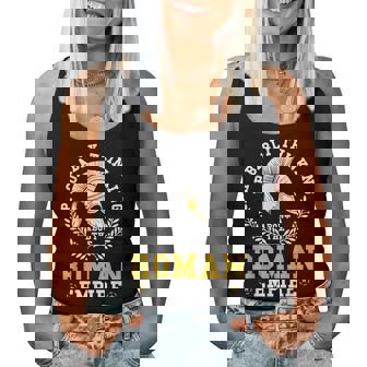 Pensando En El Imperio Romano Historia Romana Divertida Camiseta sin mangas para mujer - Regaloses