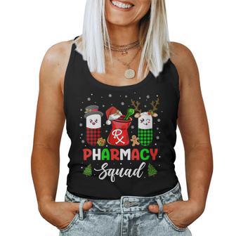 Pharmacy Squad Christmas Pills Pharmacist Santa Women Tank Top - Thegiftio UK