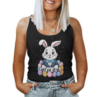 Pianiste Pianiste Pâques Lapin Oeufs Mignon Printemps Débardeur pour femme - Cadeauxyz