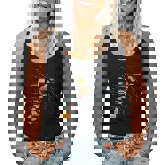 Planetas Orbitistemaolar Galaxy Ciencia Es Niños Hombres Manga Larga Camiseta sin mangas para mujer - Regaloses