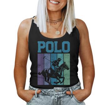 Polo Horse Polo Player Horseback Riding Equestrian Sport Women Tank Top - Thegiftio
