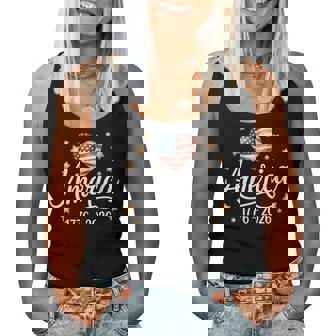 Pretty Flag Heart 1776 2026 July 4Th 250Th Birthday Women Tank Top - Monsterry