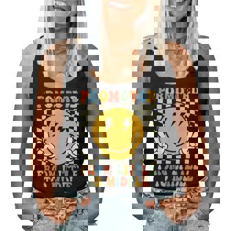 Promoted To Middle Brother Sister Toddler Baby Announcement Women Tank Top - Thegiftio