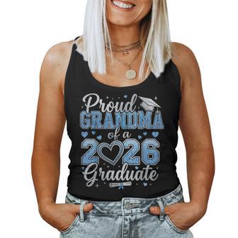 Proud Grandma Of A Class Of 2026 Graduate Senior Graduation Women Tank Top - Thegiftio UK