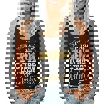 Proud Mom Of 2025 Graduate College Graduation Party Women Tank Top - Thegiftio