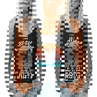 Proud Mom Of A Black Belt Daughter Women Tank Top - Thegiftio