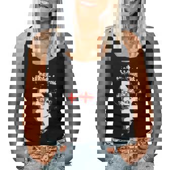 Queen Elizabeth Iiunglasses British Crown エリザベス女王 Meme レディースタンクトップ - Kawaiitshirt