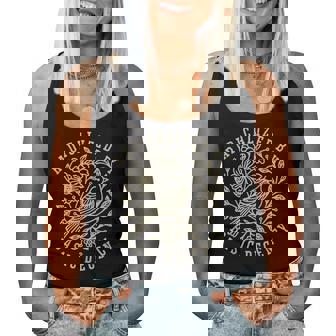 Radicalized By Basic Decency Floral Social Justice Feminist Women Tank Top | Seseable CA