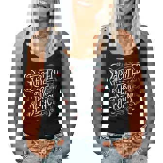 Radicalized By Basic Decency Vintage Floral Women Women Tank Top | Seseable CA