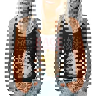 Rage Consumes Me Cat Flower Kitten Men Women Tank Top | Seseable FR