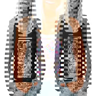 The Reader Tarot Card Book Lover Librarian Read Women Tank Top - Thegiftio