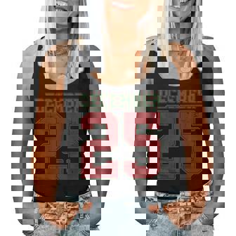 Retro Christmas December 25 Xmas Holiday Women Tank Top | Seseable CA