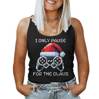 Retro Gamer Christmas Pixel 8-Bit Controller Boys Girls Women Tank Top - Thegiftio UK