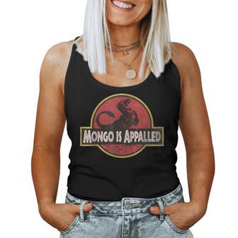 Retro Mongo Is Appalled Vintage Riding Dinosaur Womens Women Tank Top | Mazezy