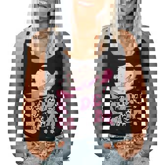 Rodeo Mom Pink Cowgirl 1St Birthday Family Matching Women Tank Top | Mazezy