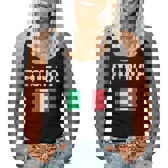 Roma Italia Rome Italia Bandera Italiana Roma Camiseta sin mangas para mujer - Regaloses