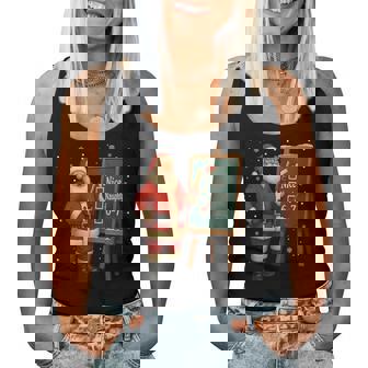 Santa 6-7 Meme Nice Naughty 67 Christmas Brain Rot Women Tank Top | Seseable CA