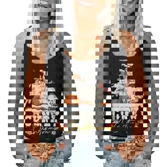 Santa Cowboy Horse Rodeo Western Country Christmas Women Tank Top | Seseable CA