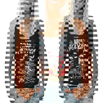 Santa Panda Bear Cute Panda Animal Lover Christmas Panda Women Tank Top | Seseable CA