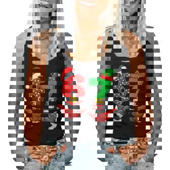 Santa Six And Elf Seven Christmas Hands Gen Alpha Girl Boy Women Tank Top | Mazezy