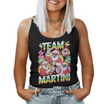 Santa Squad Martini Party Christmas Holiday Fun Women Tank Top - Thegiftio
