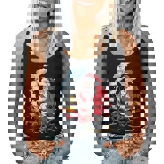 Santa Welding Sleigh Welder Christmas Women Tank Top | Seseable CA