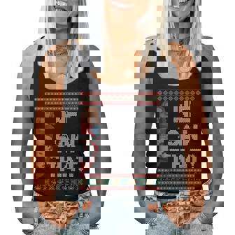 We Saw That Jesus And Santa Tree Christian Ugly Christmas Women Tank Top - Thegiftio