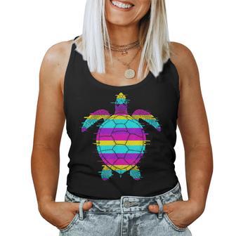 Sea Turtle Beach Lover Ocean Animal Graphic Novelty Womens Women Tank Top - Thegiftio UK
