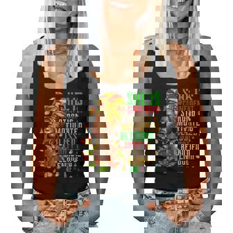 She Is Strong Educated Blessed Black History Girls Women Tank Top - Thegiftio