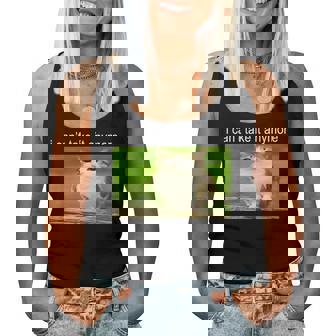 Silly Owl Cat Meme I Can't Take It Anymore Women Tank Top - Monsterry