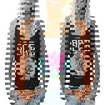 Soccer Butterfly Playing Soccer Women Tank Top - Monsterry