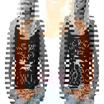 Solo Una Ragazza Che Ama Cavalli Donne Ragazze Cavallo Canotta da donna - Novitaregali