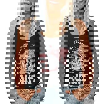 Someone's Cool Ass Aunt Cool Auntie Club Skeleton Skull Women Tank Top - Monsterry