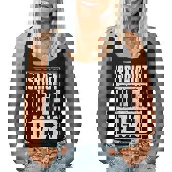 Straight Outta 1978 Womenintage 1978 Birth Of Birthday レディースタンクトップ - Kawaiitshirt