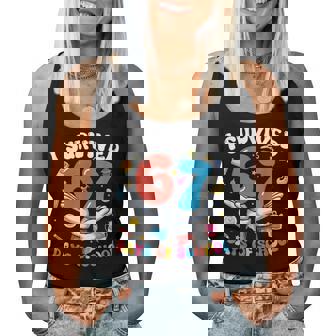 I Survived 67 Days Of School Six Seven 67 Gen Z Meme Teacher Women Tank Top | Seseable FR