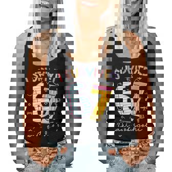 I Survived 67 Days Of School Six Seven Meme Teacher Student Women Tank Top | Seseable FR