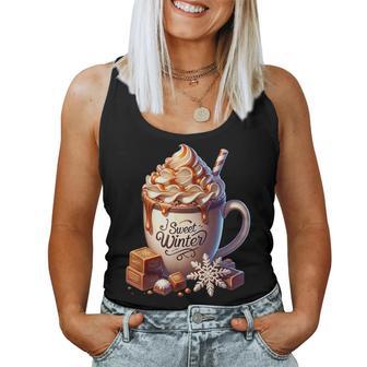 Sweet Winter Wonderland Decor For Toffee Hot Cocoa Women Tank Top - Thegiftio UK