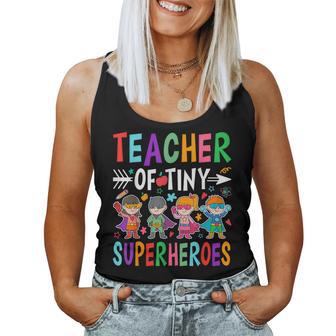 Teacher Of Tiny Superheroes Women Tank Top - Thegiftio UK