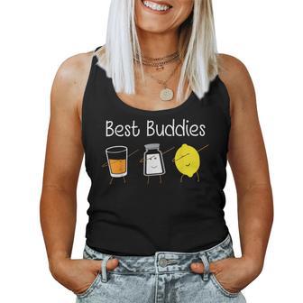 Tequila Beste Freunde Dabbing Zitronesalz Und Tequila Tank Top Frauen - Seseable