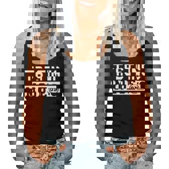 Test Day Testing Mode On Teacher Student Exam Motivational Women Tank Top - Monsterry