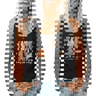 Thankful For My Little Turkeys Teacher Thanksgiving Women Tank Top | Seseable FR