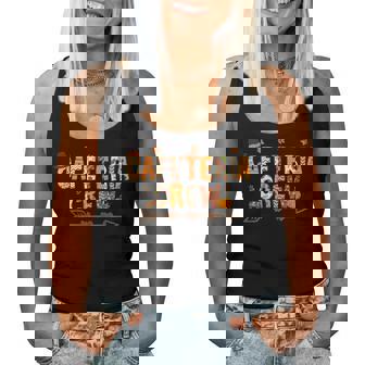 Thankful Lunch Squad Cafeteria Crew Fall Autumn Thanksgiving Women Tank Top | Mazezy