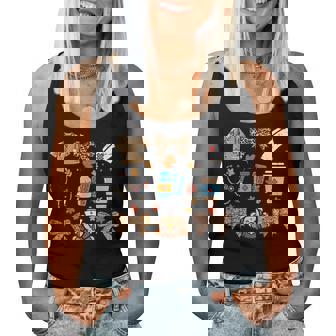 Thanksgiving Nurse Medical Tool Leopard Fall Scrub Top Women Women Tank Top | Seseable CA