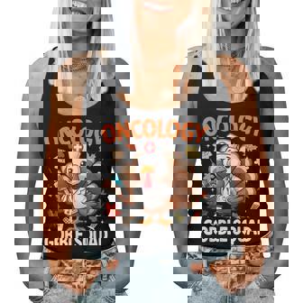 Thanksgiving Oncology Nurse Gobble Squad Turkey Fall Autumn Women Tank Top | Mazezy